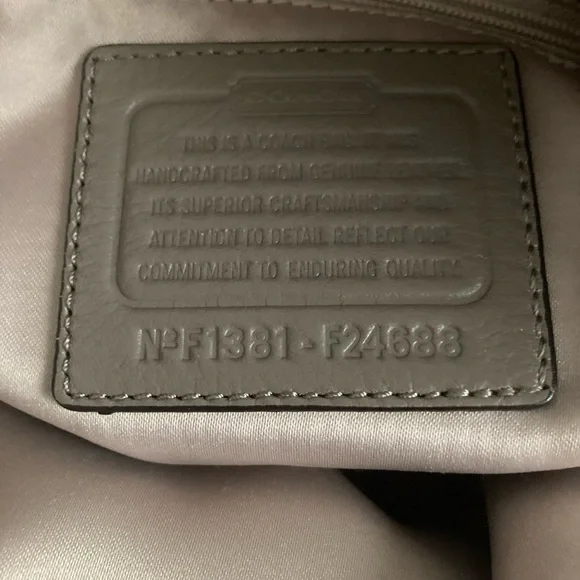 Suede Coach Purse - Picture 5 of 11